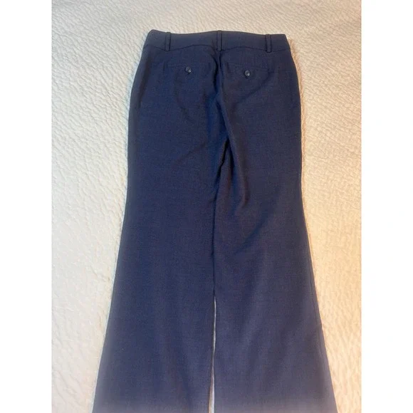 Ann Taylor Loft Pants‎ Women's Julie Trousers Steel Blue Size 8P Work Casual - Picture 9 of 9